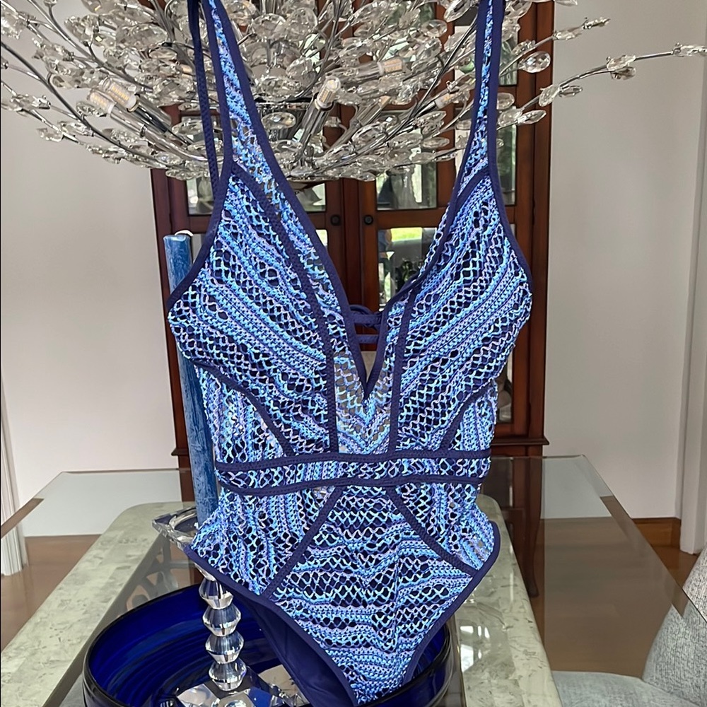 Rory Beca Blue Patterned Swimsuit
